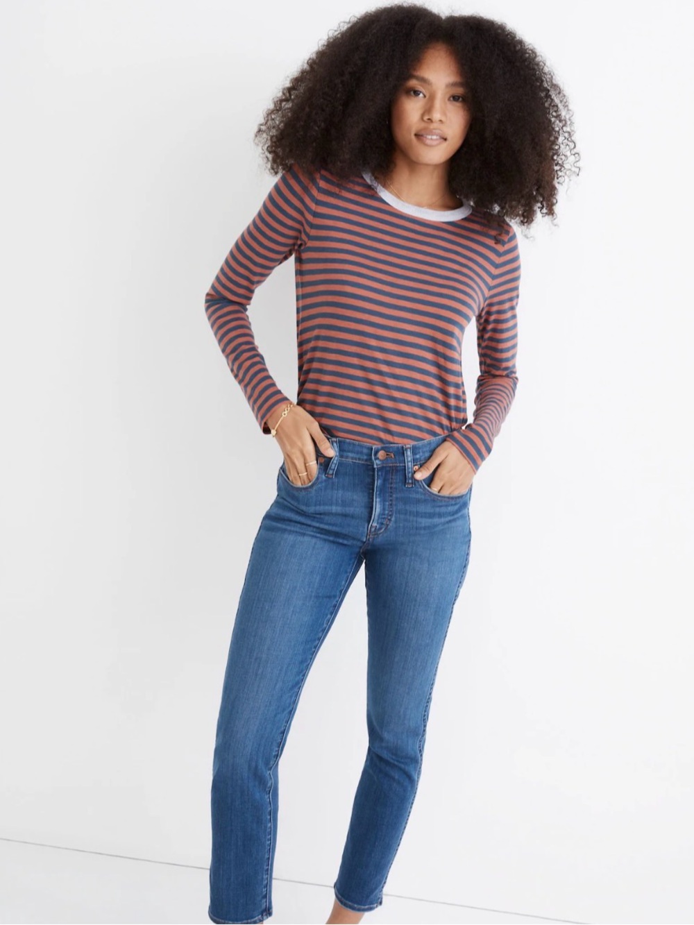 Madewell Mid-Rise Stovepipe Jeans Medium Wash Size 28
